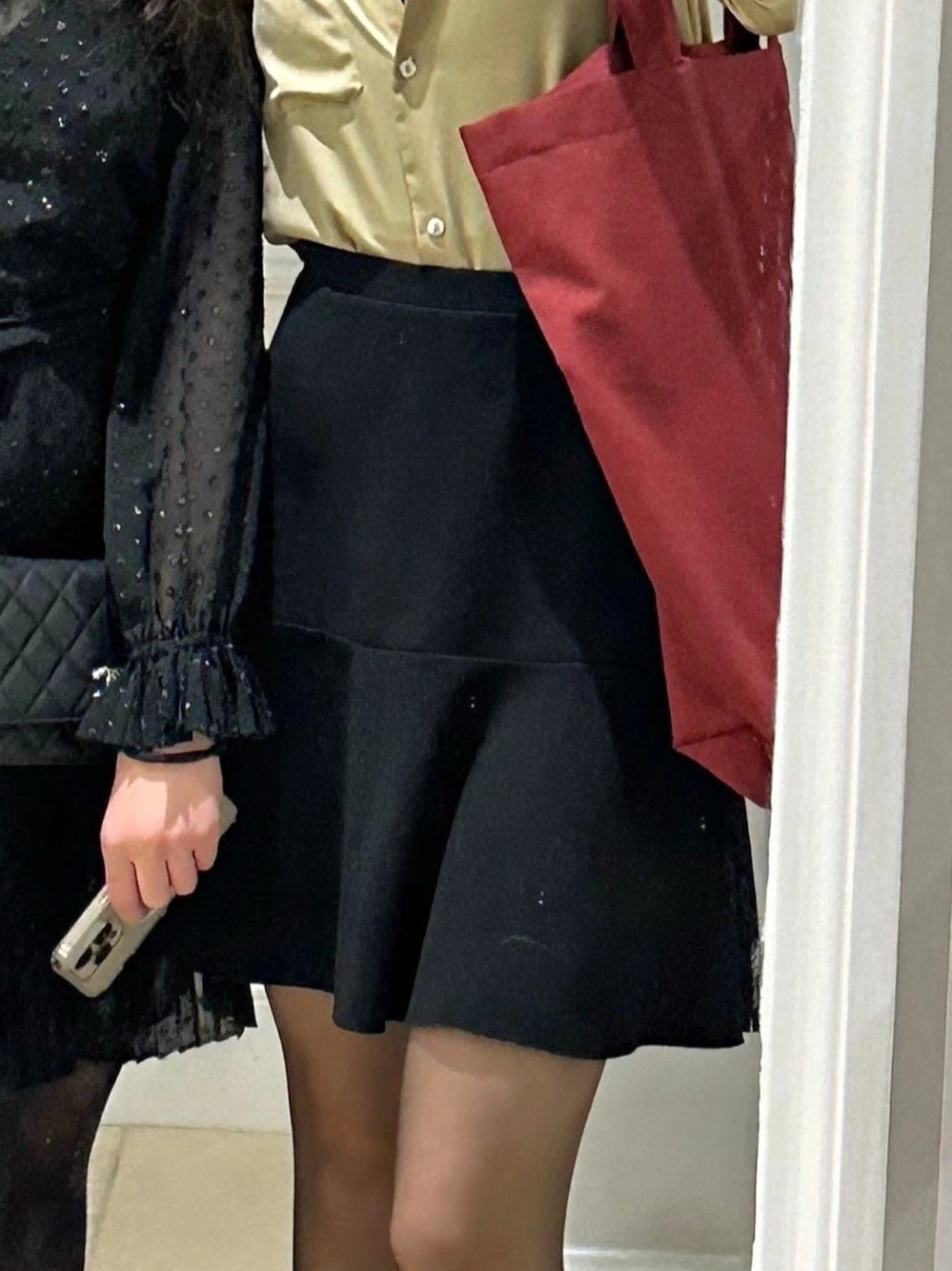 MAX&Co. Flared Mini Skirt